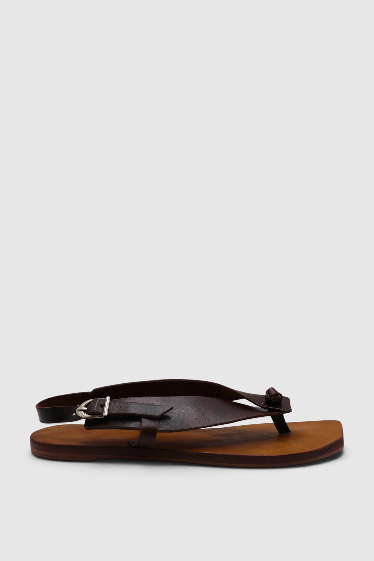 LEWIJE Ceylon Walk in brown, inner side view with buckled slingback